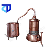 hydrolat still herb essential oil distiller India Jasmine Italy Jasmine red copper essential oil extracting machine